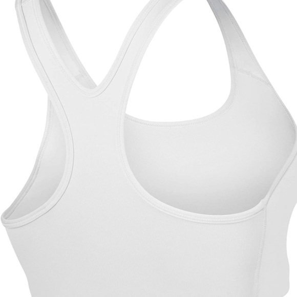 Nike NWT Plus Size 2X Swoosh Medium Support Non Padded White Sports Bra - Picture 4 of 7